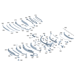 License Plate Holder - Mercedes-Benz 2016-2023
