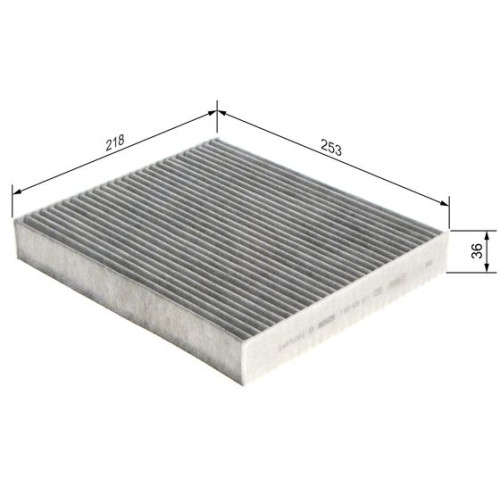 BOSCH 1987435511 Cabin Filter Air Conditioning