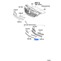 Radiator Grille Upper Moulding LH