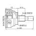 outer cv joint 34x71.3x30