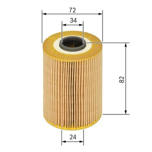 BOSCH 1457429197 Oil Filter Element