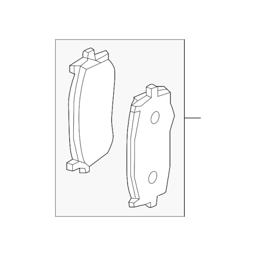 Pad Sub Set,Rr Calip