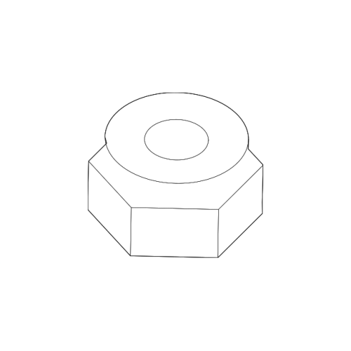 BMW 31336764490 Genuine Self-Locking Hex Nut