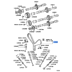 Genuine Toyota Timing Belt 13568-59045