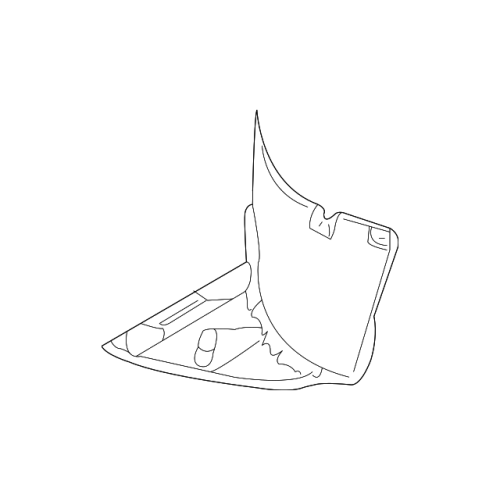 Front Section Passenger Side Fender Liner - BMW 3 Series (E46) 1999-2006