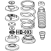Front shock absorber bearing