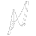 Front Window Regulator - BMW 3 Series Sedan - Left