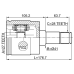 inner cv joint left 27x41x28