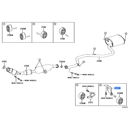 Bracket Ehaust Pipe No 6