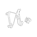 GENERAL MOTORS 94532757 Front Driver Side Window Regulator with Motor