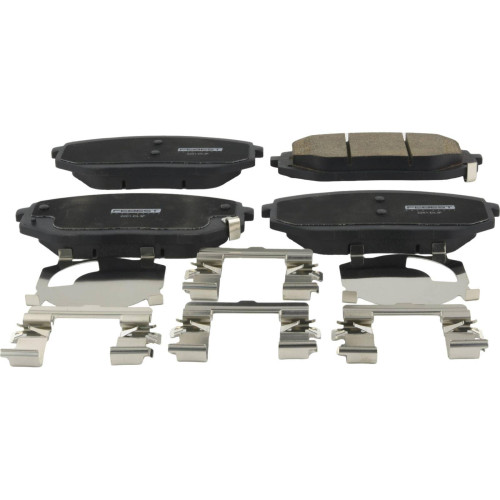 pad kit, disc brake, front - kit (with anti squeal shim, with brackets)