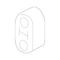Nissan Rear Muffler Insulator 20640-01A61