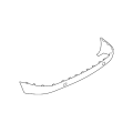 Lower Valance Cover Textured Rear for BMW X3 F25 2011-2014 (Without Park Distance Control)