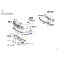 Genuine Toyota ABSORBER, FR BUMPER 52618-33060