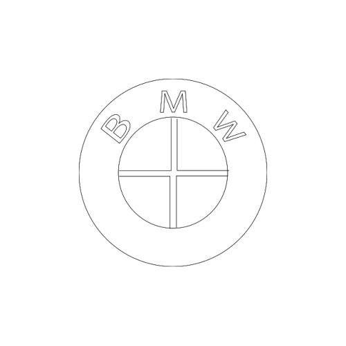 BMW X5 E70 Rear Trunk Lid Chrome Badge Emblem 51147157696