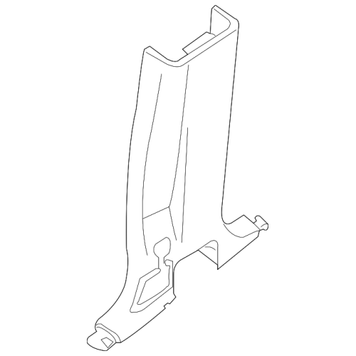 Garnish-Center Pillar,Lower Rh