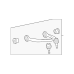 GENERAL MOTORS 84628488 Front Passenger Side Upper Control Arm