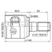 inner cv joint left 24x40x27