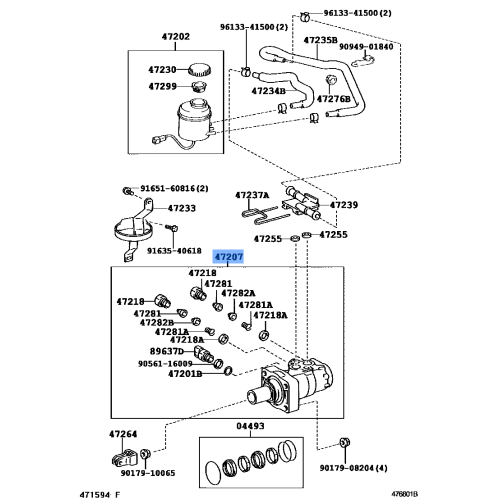 Brake Master Cyl.Withoutsensor
