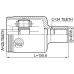 inner cv joint left 25x38.2x34