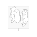 Genuine Nissan Titan Armada Rear Disc Brake Pad Set DD06M-ZC02PNW