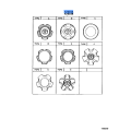 TOYOTA 42603-60570 Genuine Ornament Sub-Assembly, Wheel Hub