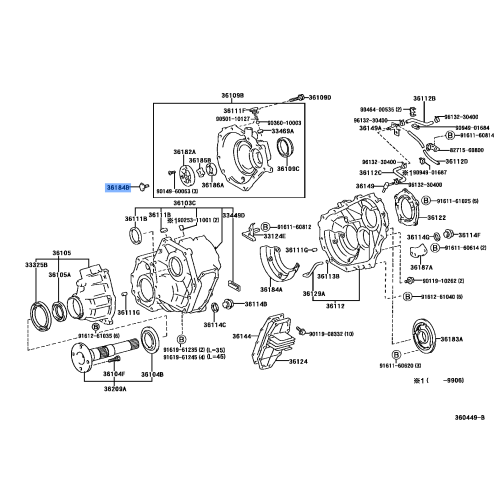 Transfer Oil Pump Drive Shaft - Toyota Land Cruiser 1991-2007