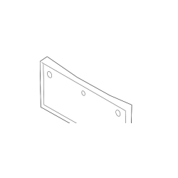 License Plate Bracket - BMW E60 E61 LCI Front Bumper Number Plate Holder