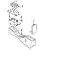 Manual Trans Console Boot - Nissan 96935-85E00
