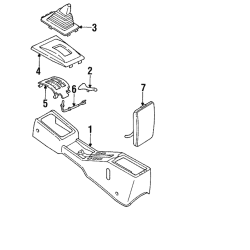 Boot Console - Nissan Maxima 1989-1994 (Manual Trans)