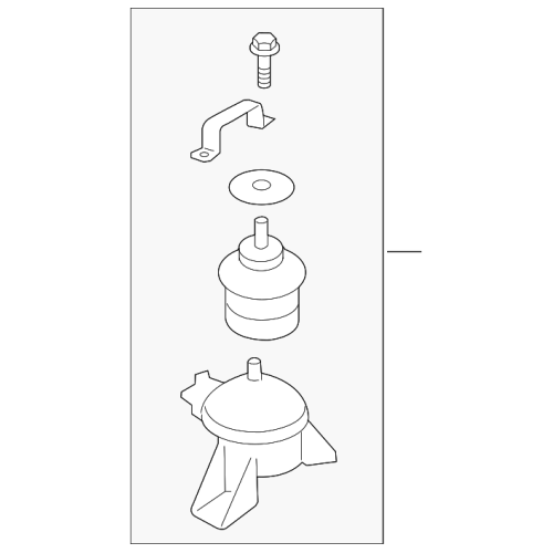 Bracket No.4,Engine