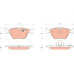 Brakepad Fr.-E46/330