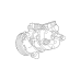 GENERAL MOTORS 85639499 Air Conditioning Compressor Kit