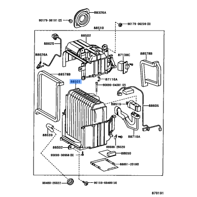 Evaporator Sub Assy