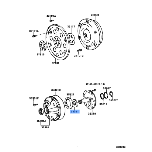 Front Oil Pump Drive Gear