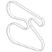 GM Genuine Serpentine Belt 12647764