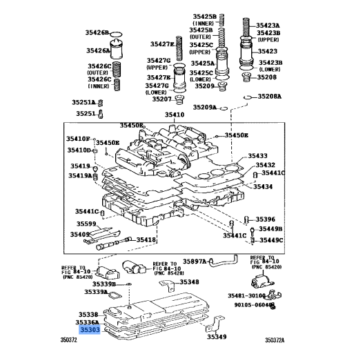 Toyota Oil Strainer Sub-Assembly 35303-30050