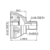 outer cv joint 33x59.5x36