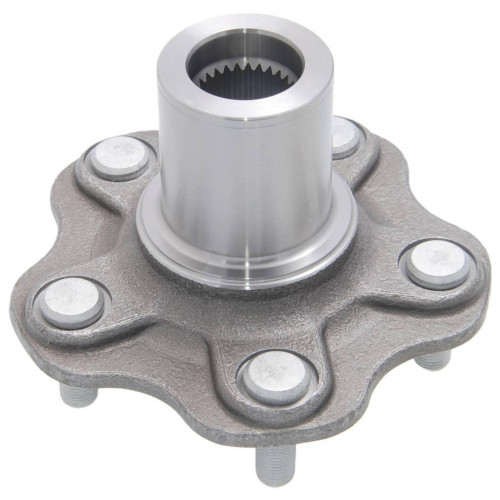 Rear wheel hub without bearing