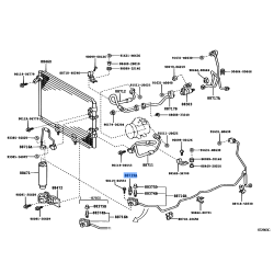 A/C Refrigerant Pressure Switch Sensor HVAC for Toyota Lexus Scion