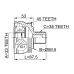 outer cv joint 33x59.5x38