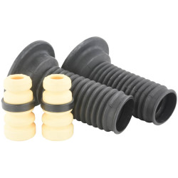 Boot with jounce bumper front shock absorber kit