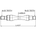 axle half shaft right 22x316x22