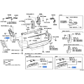 TOYOTA Bumper Cover Retainer Clip 75392-35220