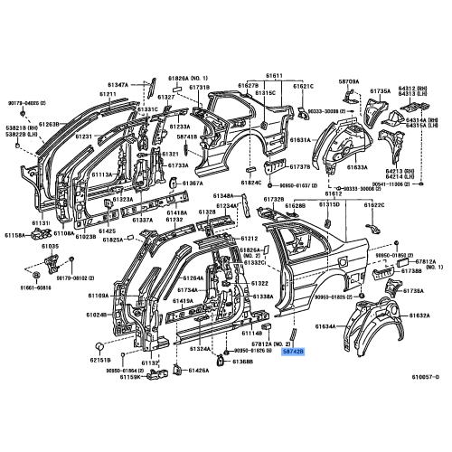 PROTECTOR, QUARTER PANEL, LH