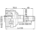 inner cv joint 22x35x34