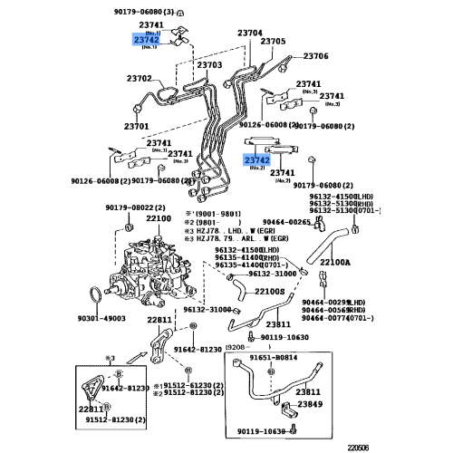 Clamp Injection Pipe