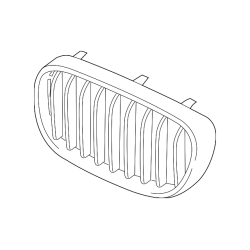 Genuine BMW M5 F90 Front Right Upper Grille Chrome 51138063174
