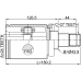 inner cv joint left 24x43.9x27