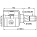 inner cv joint left 23x40x25